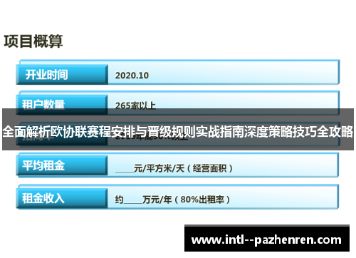 全面解析欧协联赛程安排与晋级规则实战指南深度策略技巧全攻略